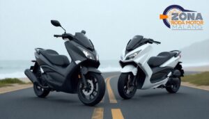 Honda PCX vs Yamaha XMAX, mana yang lebih unggul?