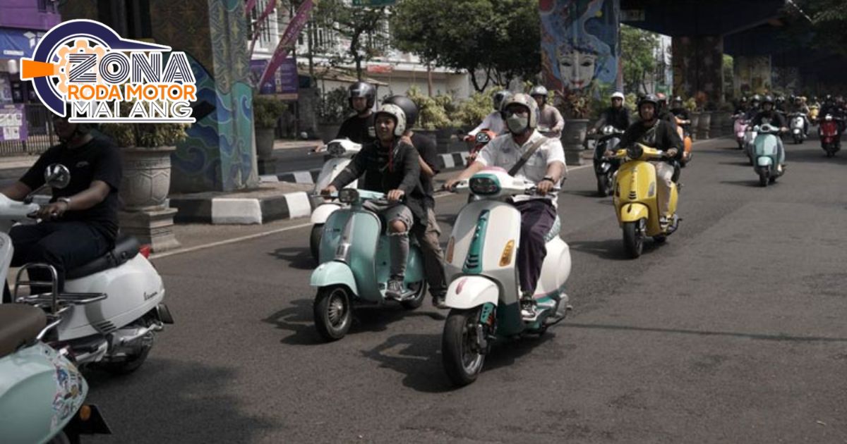 Rental vespa matic nyaman untuk jelajah kota