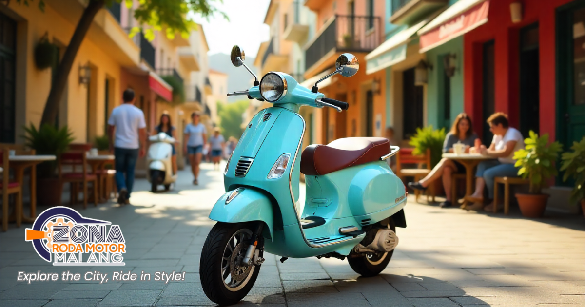 Jelajah Kota Lebih Asik dengan Rental Vespa Matic Jelajah kota mudah dengan rental vespa matic