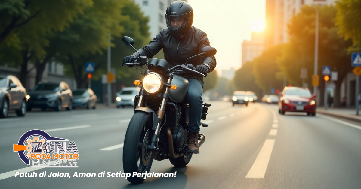 Etika Berkendara Motor yang Wajib Diketahui Pengendara mematuhi etika berkendara motor di jalan raya