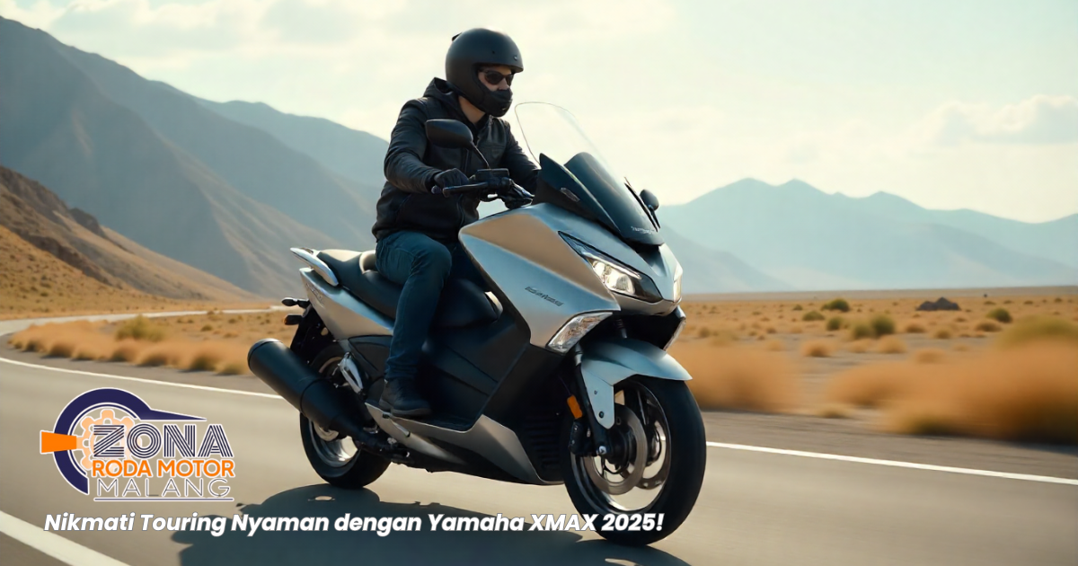 Touring Nyaman dengan Yamaha XMAX 2025 XMAX Touring 2025 motor nyaman untuk perjalanan jauh