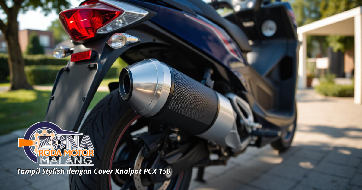 Cover Knalpot PCX 150 Aksesoris Stylish Cover knalpot PCX 150 aksesoris motor stylish modern