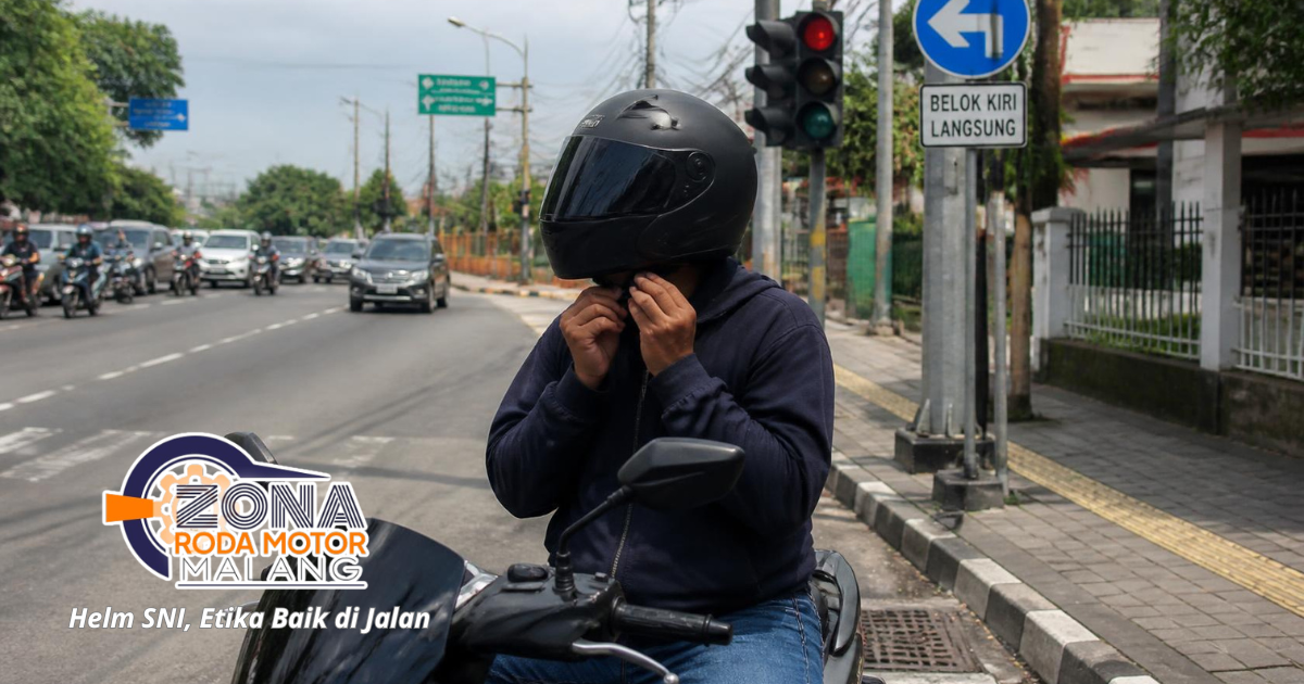Pakai Helm SNI Bentuk Etika Baik Berkendara Tips Berkendara dengan Helm SNI